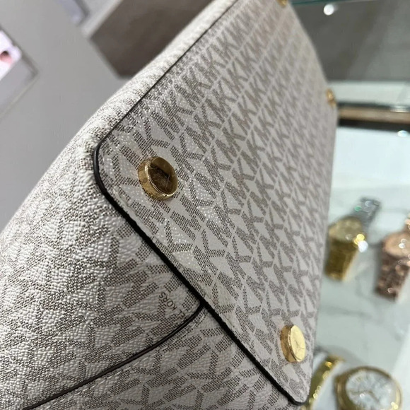 MICHAEL KORS BEDFORD MEDIUM LOGO TOTE BAG 30F2GBFT2B - Picture 10 of 12